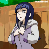 Animated Hinata_Hyuga Naruto TwistedGrim // 1000x1000 // 6.2MB // gif