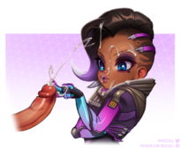 NeoCoill Overwatch Sombra // 750x623 // 374.3KB // png
