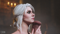 3D Ciri The_Witcher_3:_Wild_Hunt WitcherRes // 1920x1080 // 10.6MB // png