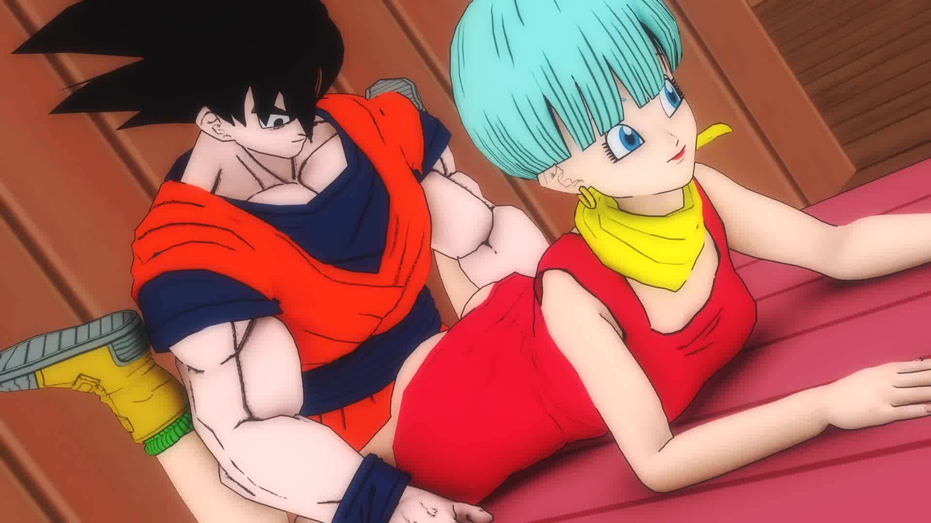 3D Animated Bulma_Brief Dragon_Ball_Z Son_Goku kallenz // 1920x1080 // 2.0MB // webm