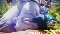 3D Overwatch Widowmaker pastelhole // 3840x2176 // 1.0MB // jpg