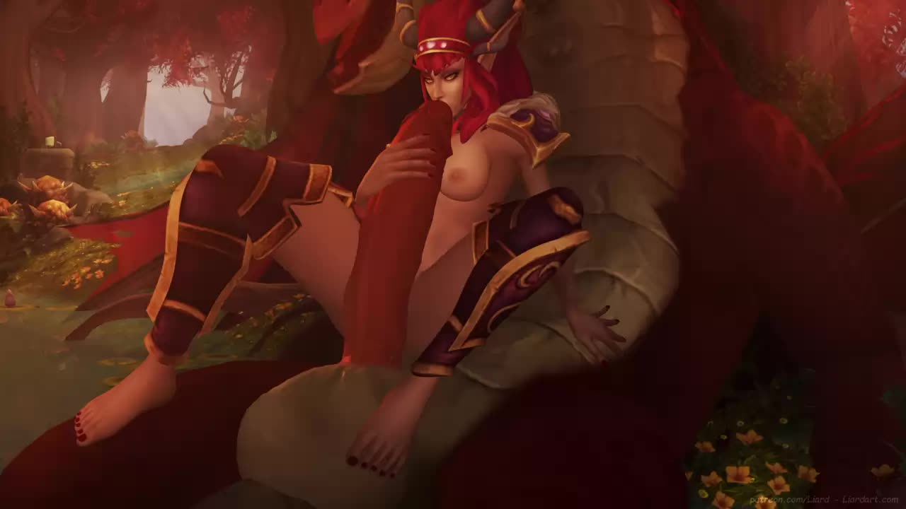 3D Alexstrasza Animated Heroes_of_the_Storm World_of_Warcraft liard // 1280x720 // 301.6KB // webm