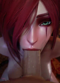 3D Animated Blender Katarina League_of_Legends Sound red404 // 528x724, 16.2s // 1.3MB // mp4