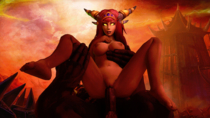 Alexstrasza Animated Fel_Orc Rexxcraft World_of_Warcraft // 1080x608 // 6.6MB // gif