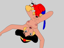 Aladdin Disney_(series) Iago_Parrot Princess_Jasmine // 640x480 // 7.9KB // gif