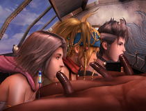 3D Final_Fantasy_(series) MrStranger Paine Rikku Yuna // 1280x976 // 1.5MB // png