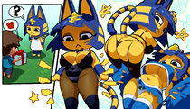 Animal_Crossing Ankha coolerinker // 7984x4616 // 6.0MB // jpg