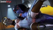 3D Animated Blender DominotheCat Mercy Overwatch Widowmaker // 1280x720 // 149.3KB // webm