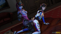 3D D.Va Mynxie Overwatch Source_Filmmaker Widowmaker // 1920x1080 // 5.9MB // png