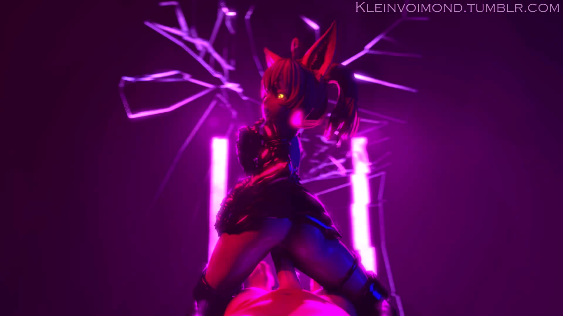 3D Animated Elin_(Tera_Online) TERA Tera_Online kleinvoimond // 1920x1080 // 2.6MB // webm