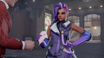 3D APHY3D Animated Blender Overwatch Sombra Sound // 1280x720, 42s // 5.6MB // mp4