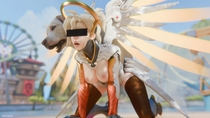 3D Blender FraxXLR Mercy Overwatch // 4096x2304 // 470.9KB // jpg