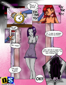 Comic DC_Comics Drawn-Sex Raven Starfire Teen_Titans Ujinko // 776x1000 // 274.3KB // jpg