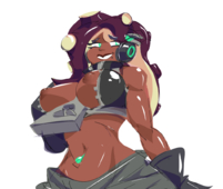 Octoling Splatoon marina_ida // 1055x892 // 222.2KB // png