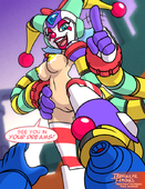 Clown_Man Irregular_Fetishes Megaman_(Series) Rule_63 // 600x780 // 321.6KB // png
