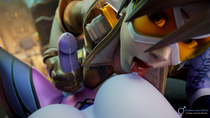 3D Blender JustFuta Overwatch Tracer Widowmaker // 3840x2160 // 1.1MB // jpg