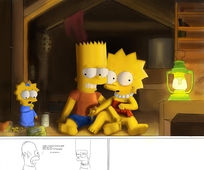 Bart_Simpson Lisa_Simpson The_Simpsons // 1980x1650 // 212.5KB // jpg