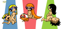 Blossom Brick_(Powerpuff_Girls) Bubbles Buttercup Powerpuff_Girls boomer_(powerpuff_girls) butch_(powerpuff_girls) rowdyruff_boys xierra099 // 1600x757 // 328.6KB // png