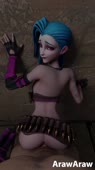 3D Animated ArawAraw Jinx League_of_Legends // 540x960 // 1.4MB // mp4