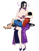 Boa_Hancock Monkey_D._Luffy One_Piece // 797x1029 // 249.8KB // jpg