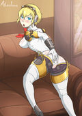 Aigis Milo Persona_(series) Persona_3 // 1280x1811 // 1.2MB // png