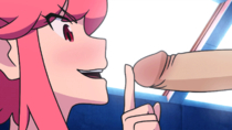 Animated Kill_la_Kill LeafHead Nonon_Jakuzure // 800x450 // 1.3MB // gif