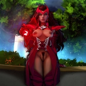 3D Blender Marvel_Comics Marvel_Rivals Scarlet_Witch X-Men dinoboy555 // 2450x2450 // 474.2KB // jpg