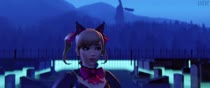 3D Animated Blender D.Va Overwatch Sound audiodude kaievie // 960x404 // 24.4MB // webm