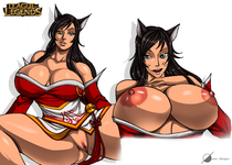 Ahri League_of_Legends Osmar-Shotgun // 3257x2328 // 1.2MB // jpg