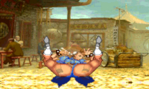 Animated Bao Chun-Li Crossover King_of_Fighters Mugen Street_Fighter // 500x300 // 894.1KB // gif
