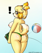 Animal_Crossing Drako1997 Isabelle // 1280x1595 // 1.2MB // png
