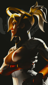 3D Blender Mercy Overwatch Wunder // 1080x1920 // 321.2KB // jpg