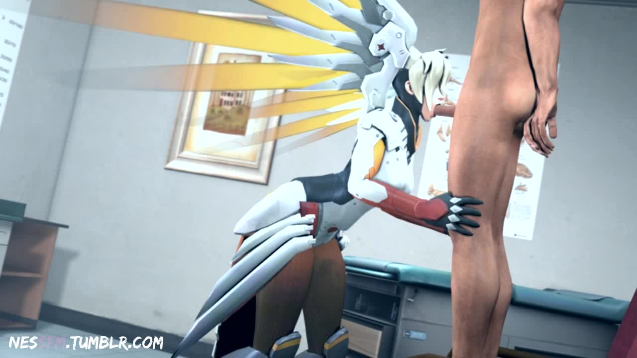 3D Animated Mercy Overwatch Source_Filmmaker nessfm // 1280x720 // 2.4MB // webm