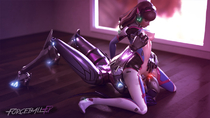 3D Blender D.Va Overwatch Widowmaker forceballfx // 1280x720 // 243.8KB // jpg