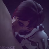 3D Animated Blender Overwatch Sombra Sound Volkor comandorekinsfm // 1072x1080 // 1.6MB // webm