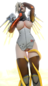 3D Blender Mercy Overwatch Rendy // 1152x2048 // 2.4MB // png