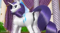 3D Animated Clopician My_Little_Pony_Friendship_Is_Magic Rarity Sound // 1280x720 // 10.3MB // webm