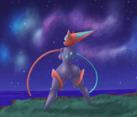 Deoxys_(Pokémon) Pokemon ole // 3698x3141 // 2.1MB // png