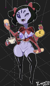 Greyimpaction Muffet Undertale // 1080x1852 // 128.3KB // png