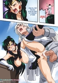 Crossover Kunzite Ryu Sailor_Moon_(Series) Setsuna_Meioh Street_Fighter The_Dark_Mangaka // 877x1240 // 195.2KB // jpg