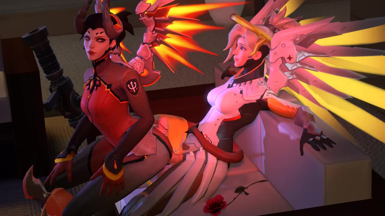 3D Animated Dentol Mercy Overwatch Source_Filmmaker // 1280x720 // 502.0KB // webm