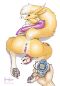 Digimon Renamon meesh // 1000x1432 // 1.6MB // png