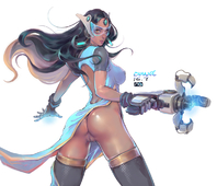 Change_(artist) Overwatch Symmetra // 1200x1029 // 529.6KB // jpg