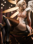 3D Mercy Overwatch SonUmbasa_(Artist) // 1510x2000 // 585.6KB // jpg