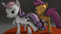 My_Little_Pony_Friendship_Is_Magic Scootaloo Source_Filmmaker Sweetie_Belle // 1920x1080 // 567.5KB // jpg