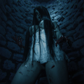 3D Blender Sadako_Yamamura The_Ring ecksoh // 1296x1296 // 1.1MB // jpg