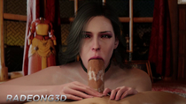 3D Animated Blender RadeonG3D The_Witcher_3:_Wild_Hunt Yennefer // 1280x720, 12s // 3.1MB // mp4