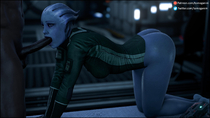 3D Asari Liara_T'Soni Mass_Effect Tomoganim // 1920x1080 // 146.4KB // jpg