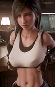 3D Animated Blender Dude017 Final_Fantasy_VII_Remake Sound Tifa_Lockhart // 720x1130, 7.7s // 767.5KB // mp4