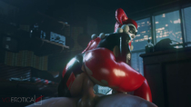 3D Animated Autodesk_Maya Batman_(Series) DC_Comics Harley_Quinn Sound VG_Erotica // 1280x720, 20.5s // 14.9MB // webm